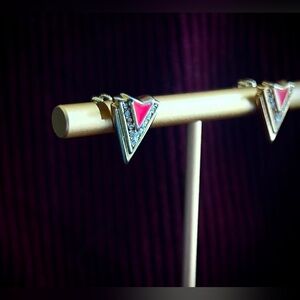 Juicy Couture Chevron Stud Earrings